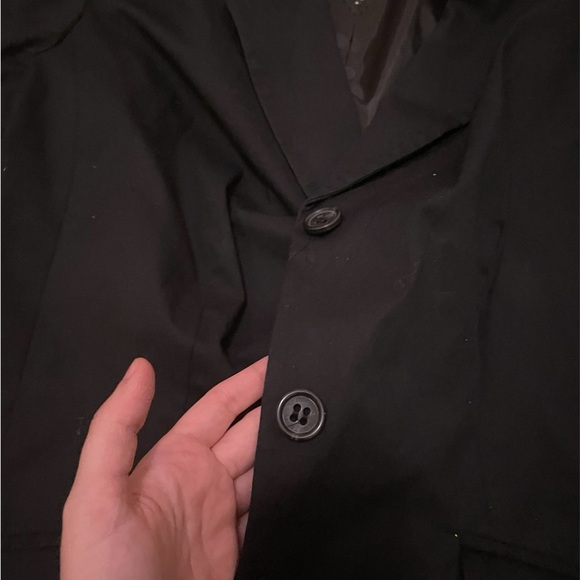 Black Liz Claiborne button up blazer - Picture 4 of 5